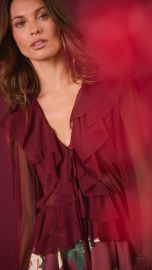 Blusa Olivia (Bordô)