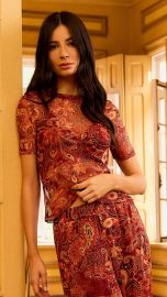 Blusa Eva (Paisley Black)