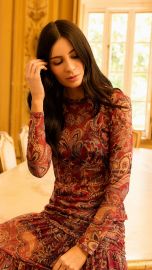 Blusa Karla (Boho Paisley Blue)