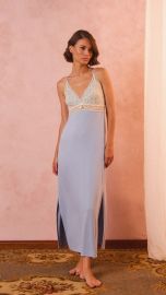 Camisola Cristina Longa (Azul Bicolor)