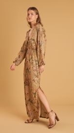 Vestido Dânia (Floral Dourado)