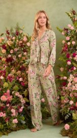 Pijama Mariana (Floral Verde)