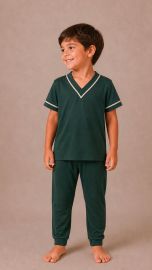 Pijama Infantil Moises (Verde)