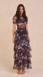 Saia Mia (Floral Preto)