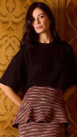 Maxi T-Shirt Maria (Preto)