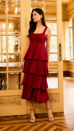 Vestido Lídia (Bordô Afinidade)