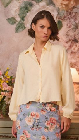 Camisa Laura (Amarelo)