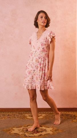Camisola Cristiana (Floral Rosa)