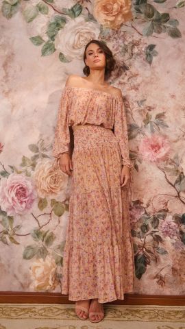 Conjunto Juliany (Floral Dourado)