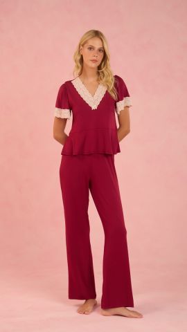 Pijama Germana (Bordô)