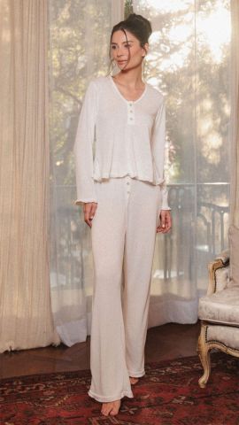 Pijama Laura (Off-White)