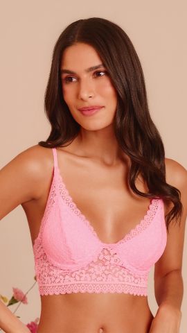 Top Jú com Aspas (Rosa chiclete)