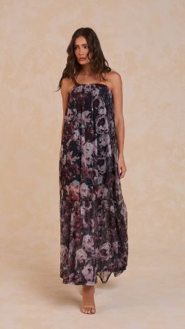 Vestido Anabela (Floral Preto)