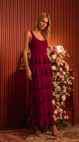 Vestido Dulce (Bordô)