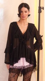 Blusa Bianca (Preto)