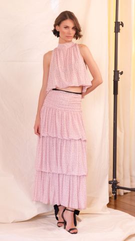 Saia Melina (Poá Rosa)