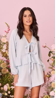 Conjunto Ana (Azul Hortência)