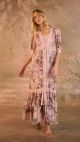 Robe Longo Liz (Floral Monet Rosa)