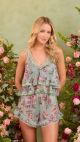 Short Doll Anne (Floral Verde)