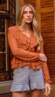 Blusa Bruna (Conhaque)