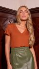 Blusa Karol (Marrom Biscuit)