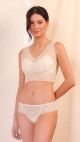 Calcinha Semi Fio Renda Chantilly (Off White)