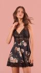 Camisola Nathalia (Floral Preto)