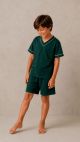 Pijama Infantil Matheus (Verde)