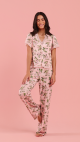 Pijama Ruth (Floral rosa)
