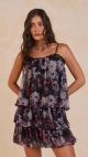 Vestido Carina (Floral Preto)