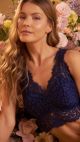 Top Diana Chantilly (Azul Marinho)