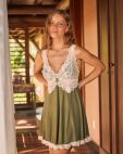 Camisola Bianca Link (Verde Bicolor)