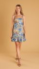 Vestido Maya (Estampado Azul)
