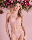 Top Jú com Aspas (Rosa romance)