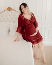 Conjunto Ame Deborah (Vinho)