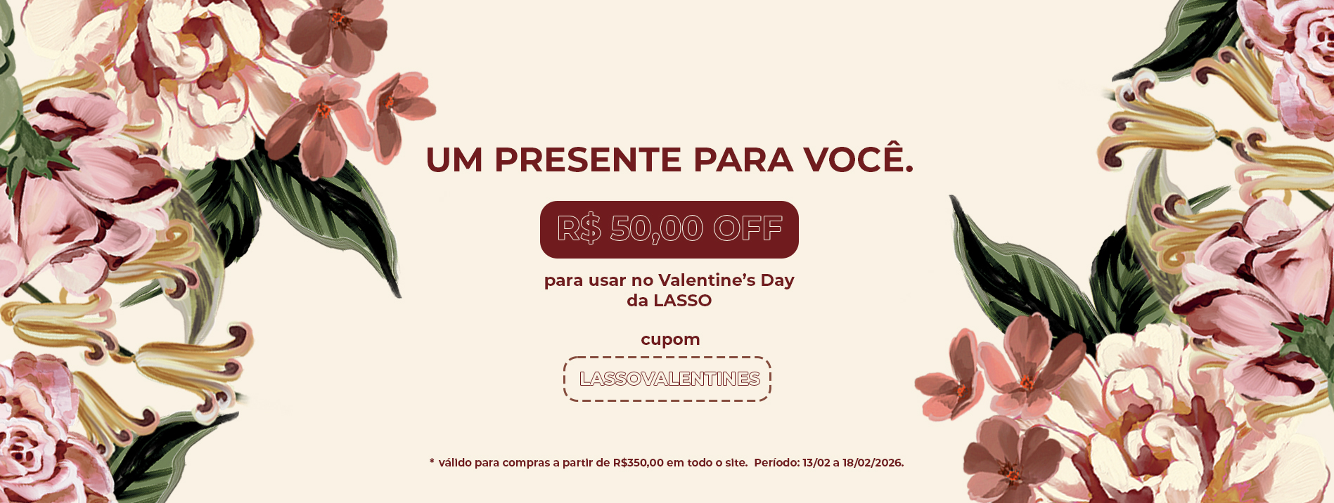 Frete Gr&aacute;tis Lasso